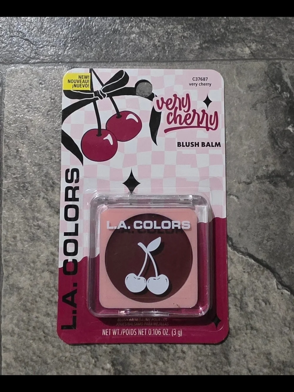 L.A. COLORS Very Cherry Blush Balm - Cherry Pink